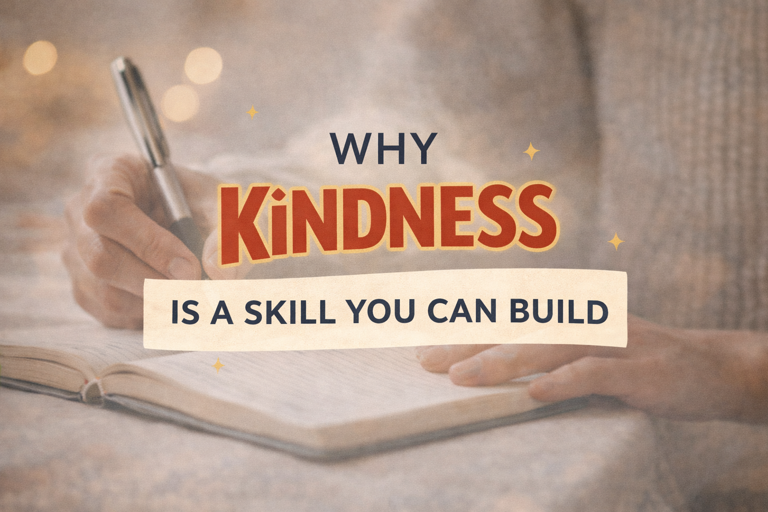 Kindness is a skill