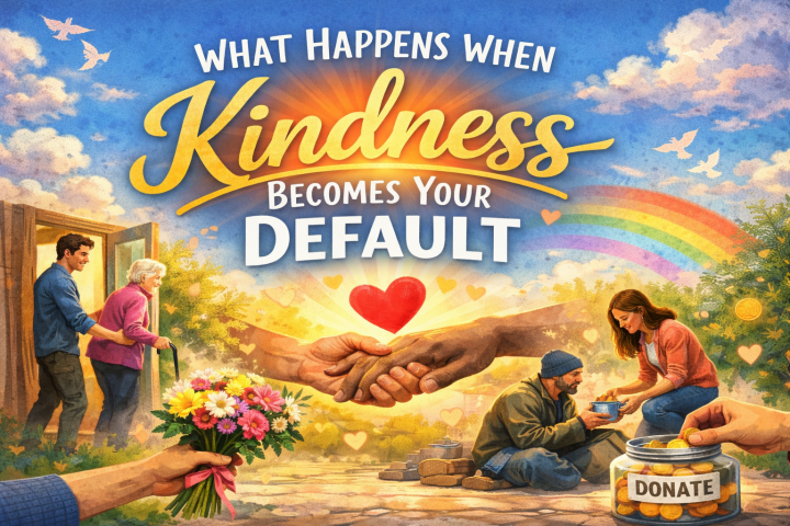 Kindness becomes your default